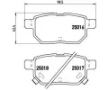 Sada brzdovch destiek BREMBO ‐ BRE P83133