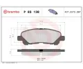 Sada brzdovch destiek BREMBO ‐ BRE P83138