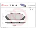 BREMBO Sada brzdovch destiek ‐ BRE P83145