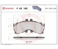 Sada brzdovch destiek BREMBO ‐ BRE P83180