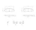 Sada brzdovch destiek BREMBO ‐ BRE P83192