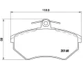 Sada brzdovch destiek BREMBO ‐ BRE P85011
