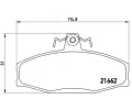 BREMBO Sada brzdovch destiek - kotouov brzda ‐ BRE P85022