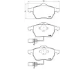 Sada brzdovch destiek BREMBO ‐ BRE P85037X
