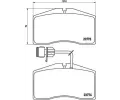 Sada brzdovch destiek BREMBO ‐ BRE P85053