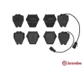 BREMBO Sada brzdovch destiek - kotouov brzda BRE P85054, P 85 054
