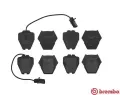 BREMBO Sada brzdovch destiek - kotouov brzda BRE P85067, P 85 067