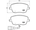 Sada brzdovch destiek BREMBO ‐ BRE P85077