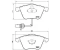 Sada brzdovch destiek BREMBO ‐ BRE P85084