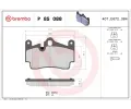 Sada brzdovch destiek BREMBO ‐ BRE P85088