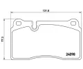 BREMBO Sada brzdovch destiek - kotouov brzda ‐ BRE P85110