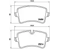 Sada brzdovch destiek BREMBO ‐ BRE P85119