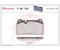 Sada brzdovch destiek BREMBO ‐ BRE P85122