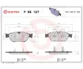 Sada brzdovch destiek BREMBO ‐ BRE P85127