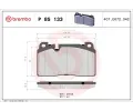 Sada brzdovch destiek BREMBO ‐ BRE P85133