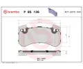 BREMBO Sada brzdovch destiek ‐ BRE P85136