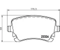 Sada brzdovch destiek BREMBO ‐ BRE P85143