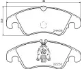 BREMBO Sada brzdovch destiek ‐ BRE P85145