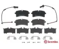 BREMBO Sada brzdovch destiek BRE P 85 151, BRE P85151