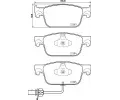 BREMBO Sada brzdovch destiek BREMBO XTRA LINE ‐ BRE P85153X