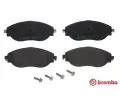 BREMBO Sada brzdovch destiek DIRECTIONAL BRAKE PADS BRE P85166, BRE P 85 166