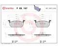 Sada brzdovch destiek BREMBO ‐ BRE P85167