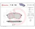 Sada brzdovch destiek BREMBO ‐ BRE P85169