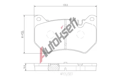 BREMBO Sada brzdovch destiek DIRECTIONAL BRAKE PADS BRE P85177, P 85 177