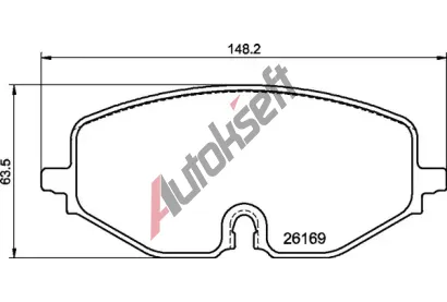 BREMBO Sada brzdovch destiek DIRECTIONAL BRAKE PADS BRE P85182, P 85 182