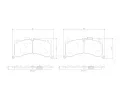 Sada brzdovch destiek BREMBO ‐ BRE P85183
