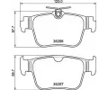 Sada brzdovch destiek BREMBO ‐ BRE P85184