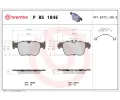 Sada brzdov�ch desti�ek&nbsp;BREMBO&nbsp;&dash;&nbsp;BRE P85184E