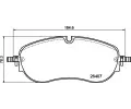 Sada brzdovch destiek BREMBO ‐ BRE P85194