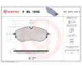 Sada brzdov�ch desti�ek&nbsp;BREMBO&nbsp;&dash;&nbsp;BRE P85194E