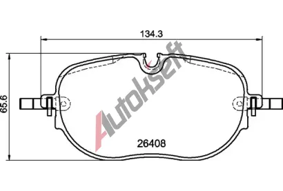 BREMBO Sada brzdovch destiek PRIME LINE BRE P85195, P 85 195