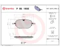 Sada brzdov�ch desti�ek&nbsp;BREMBO&nbsp;&dash;&nbsp;BRE P85195E