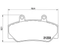 Sada brzdovch destiek BREMBO ‐ BRE P86006