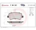 BREMBO Sada brzdovch destiek BREMBO XTRA LINE ‐ BRE P86021X