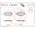 Sada brzdov�ch desti�ek&nbsp;BREMBO&nbsp;&dash;&nbsp;BRE P86031E