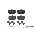 BREMBO Sada brzdových destiček - kotoučová brzda BRE PA6001, P A6 001