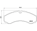 BREMBO Sada brzdovch destiek - kotouov brzda ‐ BRE PA6021