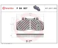 BREMBO Sada brzdovch destiek PRIME LINE ‐ BRE PB4007