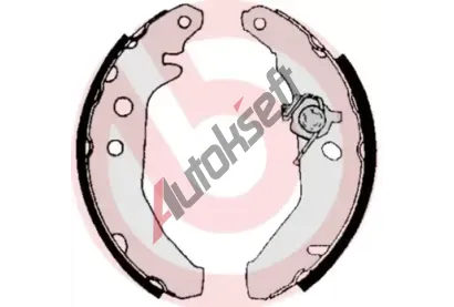BREMBO Sada brzdovch elist BRE S24516, S 24 516