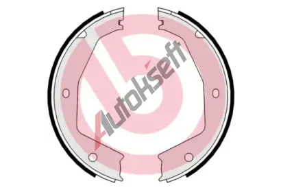 BREMBO Sada brzdových čelistí parkovací brzdy BRE S24550, S 24 550  BREMBO Sada brzdových čelistí parkovací brzdy BRE S24550, S 24 550