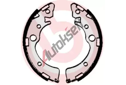 BREMBO Sada brzdovch elist BRE S28509, S 28 509