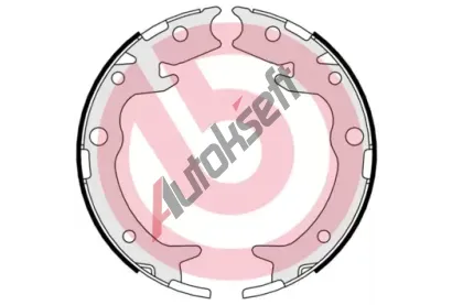 BREMBO Sada brzdovch elist parkovac brzdy BRE S28516, S 28 516