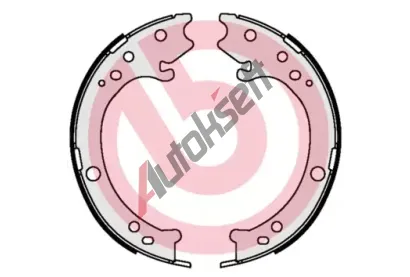 BREMBO Sada brzdovch elist parkovac brzdy BRE S28517, S 28 517