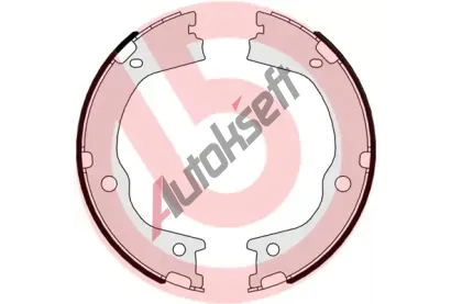 BREMBO Sada brzdovch elist parkovac brzdy BRE S30526, S 30 526