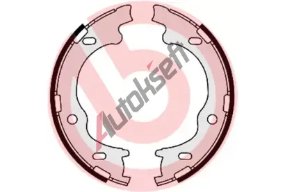 BREMBO Sada brzdovch elist parkovac brzdy BRE S30529, S 30 529