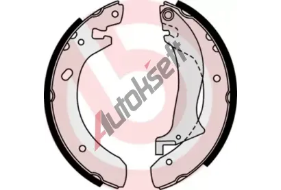 BREMBO Sada brzdovch elist BRE S44504, S 44 504